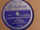 Gene Kardos  - 78rpm single 10-inch – Melotone #7-04-14 It Happened Down In....