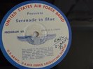 16-inch Transcription  - United States Air Force Band Serenade In Blue