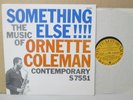 ORNETTE COLEMAN- Something Else  Contemporary S7551 LP EX Don Cherry 1958 Jazz
