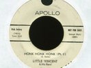 LITTLE VINCENT Honk Honk Honk on Apollo Promo Instro R&B 45 Hear