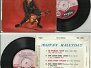 JOHNNY HALLYDAY 5ième 45 t Vogue 4 titres TU PARLES TROP + 3 France