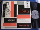 Dinu Lipatti/Chopin Sonata #3/Mazurka/6 Eye Label Columbia ML 4721/EX+ to MINT-