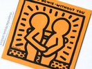 ORIGINAL 1983 KEITH HARING ART COVER DAVID BOWIE 7 INCH VINYL EX RARE