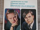 Jaquline Du Pre * Beethoven Cello Sonatas * Stephen Bishop * UK HMV HQS 1029* NM