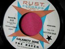 THE RAVEN - Calamity Jane - fuzz garage Promo 45 rpm - Rust 5123