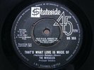 MIRACLES   That's What Love Is Made Of   EX   1964 UK STATESIDE SS 353   R&B Sou