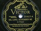 Ernest Phipps and His Holiness Quartet 78 Victor 20927 Do, Lord.../ Old Ship...