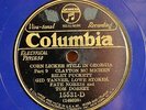 CORN LICKER STILL IN GEORGIA Pts. 9 & 10 Royal Blue Shellac E Condition