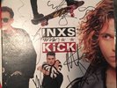 INXS - Kick  LP with Gatefold Excellent Condition Autographed