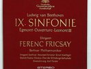 SLPM 138002/3 FERENC FRICSAY - BEETHOVEN symphony no.9 DGG tulip 2xLPs box