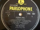 Beatles LP Rubber soul UK Parlophone yellow & Black mono 1st press LOUD CUT -1-1