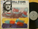 BILL EVANS LIVE IN PARIS 1972 VOL 3 France 1989 France's Concert N MINT