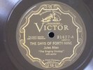 Jules Allen-Singing Cowboy/Days of '49 /Home on the Range/Victor Scroll 21627/E+