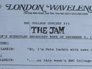 The Jam UBER RARE BBC College Radio Concert #13 - 1982 ROCK HOUR LP Paul Weller