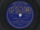 Trinidad Calypso 78 King Radio - Radio Fifty Wives on Decca