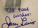 Jerry Lewis Autograph (Just Sings Vinyl Record)