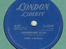 1958 ROCK 'N ROLL 78 : EDDIE COCHRAN ON LONDON LIBERTY CANADA 55144 IN E+ COND