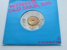 PAUL McCARTNEY WINGS   UK  45 OLD SIAM SIR  EXCELLENT  ORIG DIE CUT WINGS SLEEVE