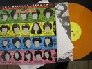 ROLLING STONES . SOME GIRLS  . VERY RARE 1978 LIMITED ORANGE VINYL + LYRIC SHEET
