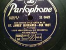 Louis Armstrong And His Orchestra - St. James Infirmary Fox Trot / Nobodys...