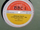 BBC Transcription Service Aldeburgh Festival of Music and the Arts-1956 A1