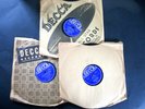 3-Deanna Durbin 78rpm Records Amapola/Because/When April Sings Decca C. 1950's