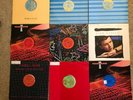 (9) 12” VINYL DJ SINGLES NEWCLEUS RICK ASTLEY KOOL & THE GANG JIMMY BO HORNE