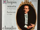 Claudio Arrau: Chopin, piano Sonata LP Columbia blue silver SAX 2401 vinyl UK
