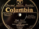 PAUL SPECHT AND HIS ORCH. COLUMBIA Hot Feet/ Roll Up The Carpets