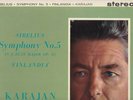 1961 COLUMBIA STEREO LP SAX 2392 SIBELIUS No 5 *FINLANDIA*KARAJAN *PHILHARMONIA