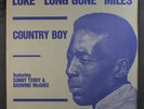 LUKE 'LONG GONE' MILES: Country Boy LP (Netherlands, corner bend) Blues & R&B