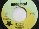 50S & 60S Promo 45 Roy Orbison - It'S Over / Indian Wedding On Monument