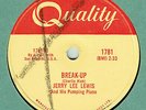 1958 ROCK 'N ROLL 78 : JERRY LEE LEWIS ON QUALITY CANADA 1781 ( EX-SUN 303 )