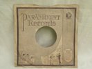 original 1920s 78rpm Paramount race records sleeve - blues jazz gospel