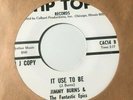 northern soul r&b 45 JIMMY BURNS - It Use to Be TIP TOP listen
