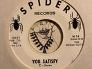Garage 45 THE BREAK OUT'S Holding Hands You Satisfy HEAR Spider Teen Rockabilly