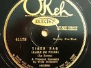 78 rpm Tom (Tommy) Dorsey trumpet-Tiger Rag w/Eddie Lang 1929 Okeh 41178 in E