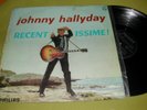JOHNNY HALLYDAY “Recentissime ” Orig. 1st press LP Italian only 1962