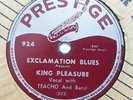 KING PLEASURE & TEACHO Exclamation Blues/Moody Mood For Love PRESTIGE 924 HEAR