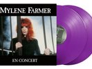 Mylene Farmer Album double 33T En Concert Exclusivité Vinyles couleur Violets