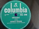 78rpm NORMAN WISDOM yodelee yodelay / impossible DB 3700