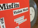rare punk rock 45 MISFITS “Violent World” Orig ‘89 German 1st Grey Marbled 7” NM