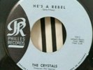 Crystals Philles 106 HE'S A REBEL (GREAT SOUL 45) MAKE OFFER / STRONG VG++