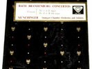 SXL 2125 - BACH / MUCHINGER - Brandenburg Concertos Vol. 1 - UK LP ED1 W/B GRVD