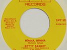 BETTY BARNEY Momma Momma GWP 45 soul funk 1969 NM Pazant Bros. HEAR