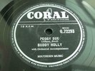 BUDDY HOLLY PEGGY SUE / EVERYDAY 1957 UK PRESS 78 RPM RECORD