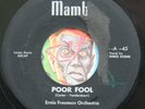 HEAR Ernie Freeman & Lawrence Stone 45 Poor Fool/Somehow I Know MAMBO R&B soul