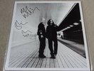 MILES HUNT & ERICA NOCKALLS - WE CAME HERE TO WORK SIGNED CLEAR LP VINYL RECORD