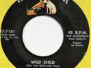 DAVID HILL Wild Child / Big Guitar RCA 45 1958 popcorn rocker HEAR