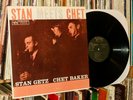 STAN GETZ Meets CHET BAKER orig 1958 Verve LP (DG/mono/MGV-8263/bill claxton)